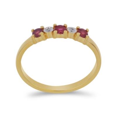 BUY 925 SILVER NATURAL RED RUBY GEMSTONE RING